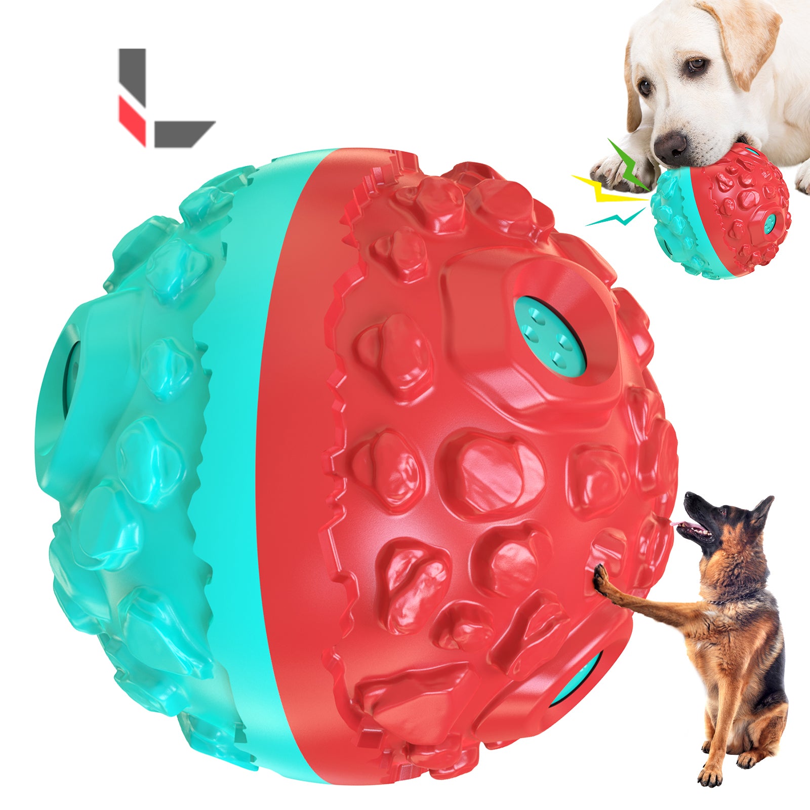 Clearance Treat Dispensing Dog Toys Interactive, Wobble Dog Puzzle Toys For  Large Medium Dogs - IQ Dog Treat Ball, Dog Food Dispenser Toy, Interactive Dog  Toy 