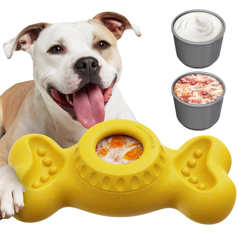 KADTC Large-Size Dog Enrichment Toy Freeze Bone & Durable Chew