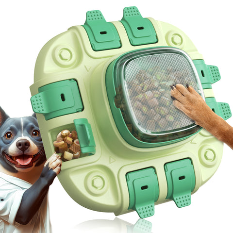 KADTC 2 IN 1 Levels Dog Puzzle Feeder Toy