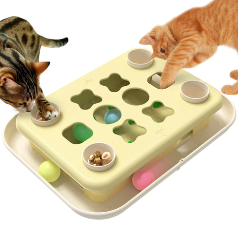 KADTC 3 Ways to Play - Large Size All IN ONE Cat Puzzle Toy