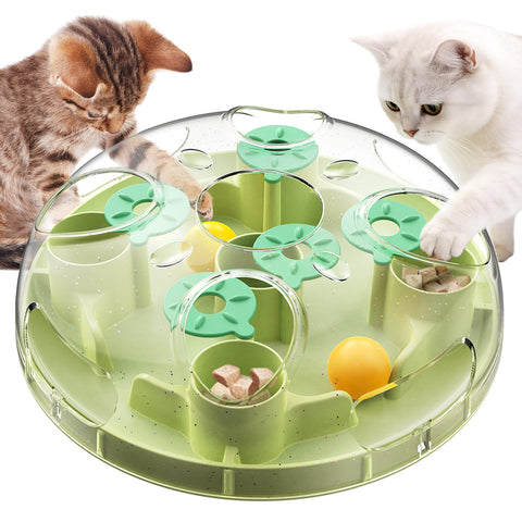 KADTC 2 Ways to Play - Large Size Cat Treat Puzzle Toy