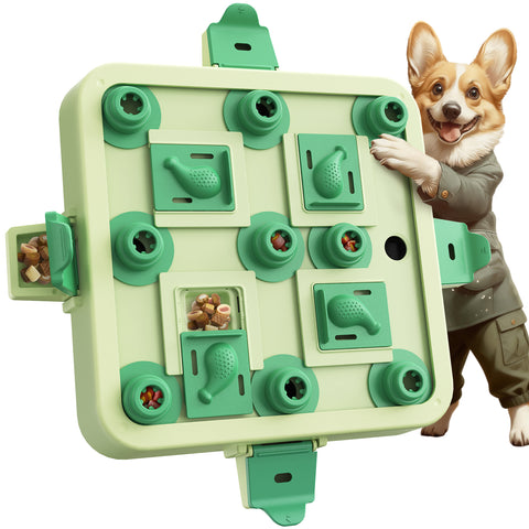KADTC 3 Levels IN 1 Dog Chess Puzzle Toy Easy-to-Advanced