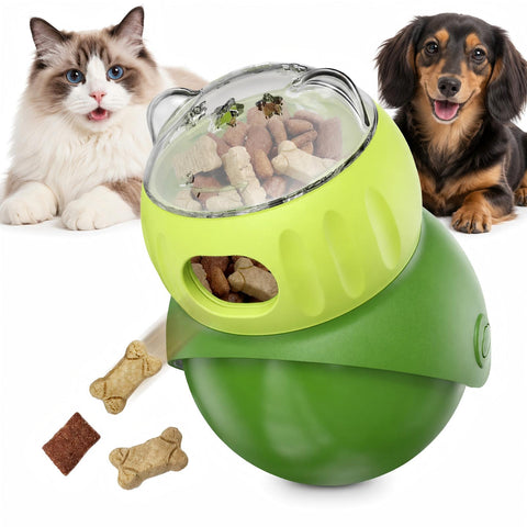 KADTC Wobble Cat & Small Dog Treat Dispenser Toy