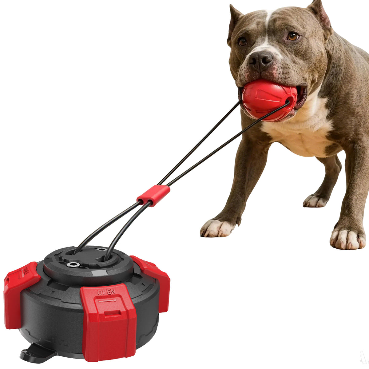 KADTC Suction Cup Dog Tug Toy for Aggressive Chewers, Medium & Large Breeds