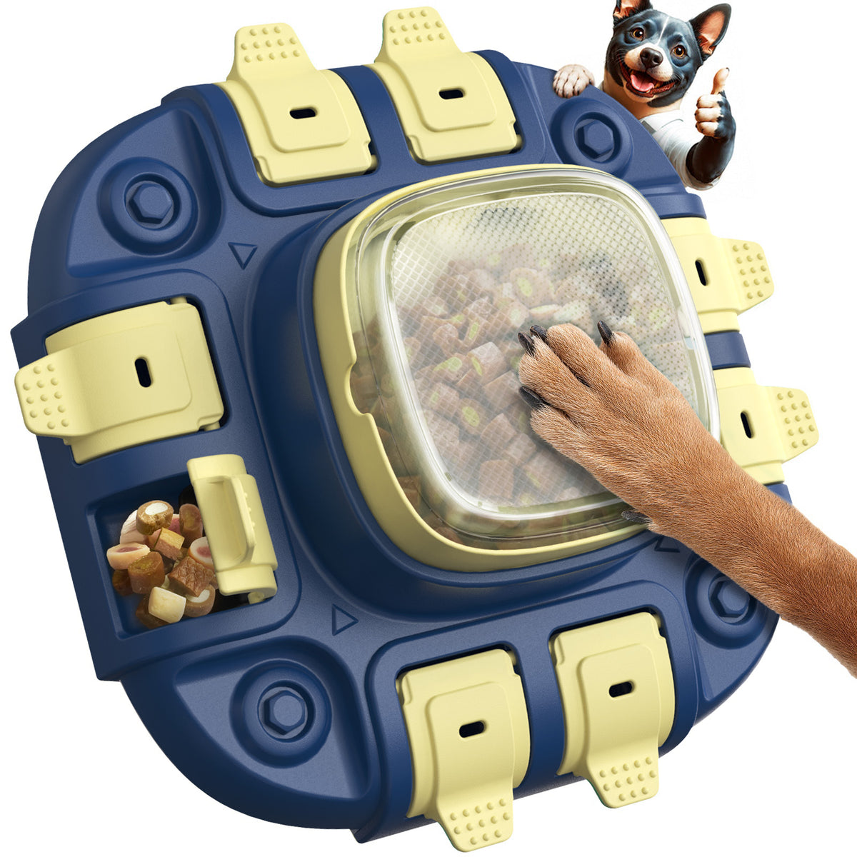KADTC 2-Level Dog Puzzle Feeder Toy
