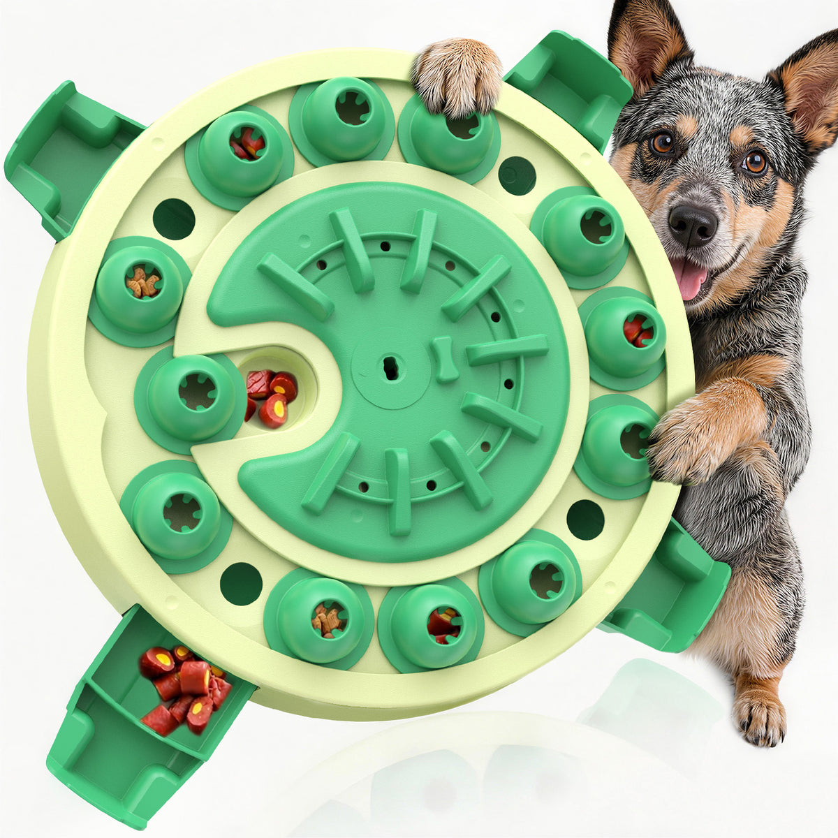 KADTC Dog Puzzle Toy 3 Levels of Step-by-Step Challenge,4 Ways to Play
