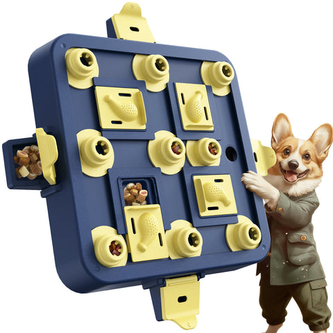 KADTC 3 Levels IN 1 Dog Chess Puzzle Toy Easy-to-Advanced