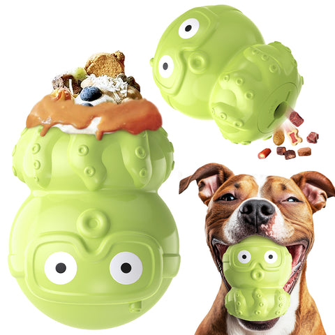 KADTC Treat Dispensing Toy For Medium/Small Dogs Slow Feeder Puppy Wet Food Cup Lick Dry Food Dispenser Ball Interactive Cage Training Indoor Toys