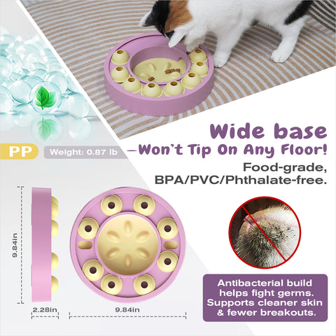 KADTC Cat Puzzle Toy Kitten Puzzle Feeder For Cats Indooor