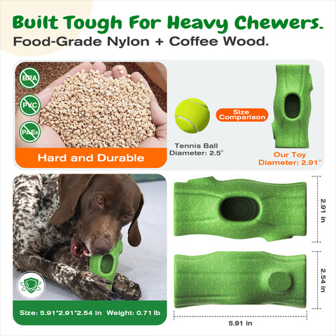 KADTC 3 in 1 X-Large Size Durable Dog Frozen Treat Toy & Chew & Fillable Toy