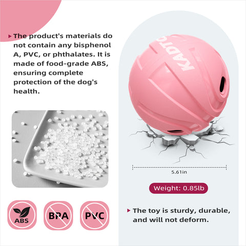 KADTC Extra-Large Size Wobble Giggle Dog Treat Dispenser Basketball Toy