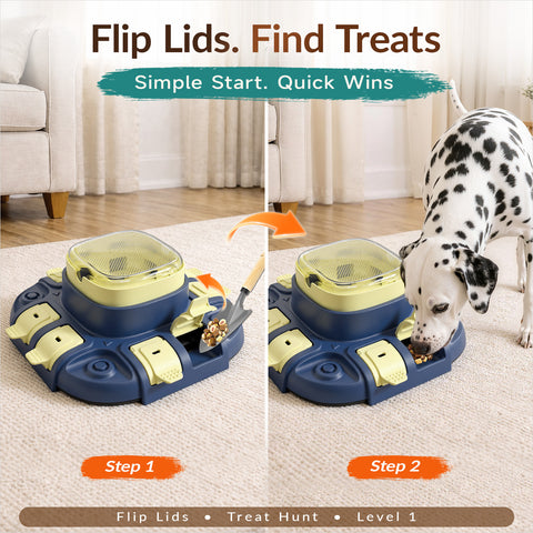 KADTC 2-Level Dog Puzzle Feeder Toy