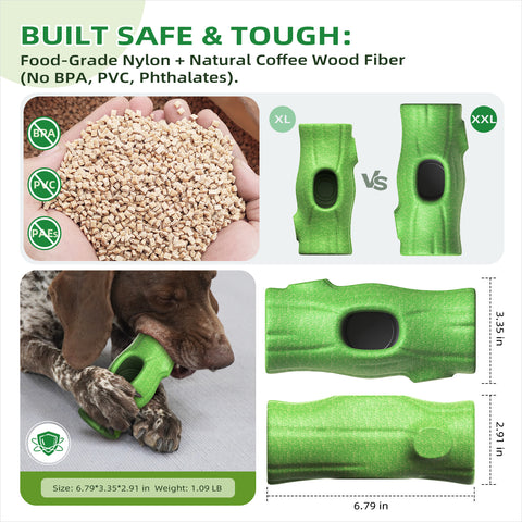 KADTC All IN ONE Extra-Large Size Tough 3 in 1 Indestructible Durable Chew Toy & Peanut Butter Fillable Toy & Freezer/Freezable/Frozen Lick Treat Tray Enrichment Toys For Large Dogs Aggressive Chewers