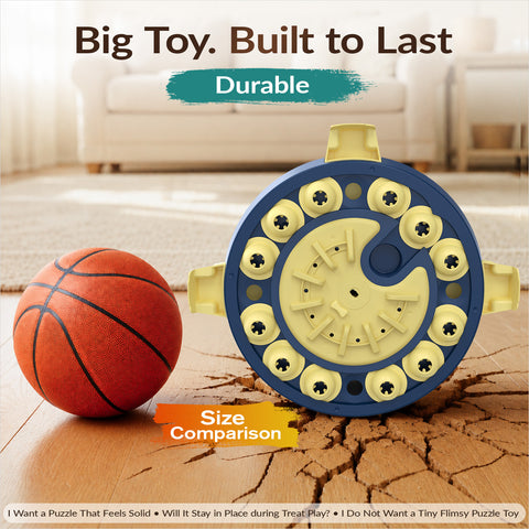 KADTC Dog Puzzle Toy 3 Levels of Step-by-Step Challenge,4 Ways to Play