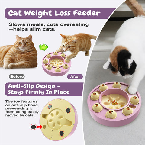 KADTC Cat Puzzle Toy Kitten Puzzle Feeder For Cats Indooor