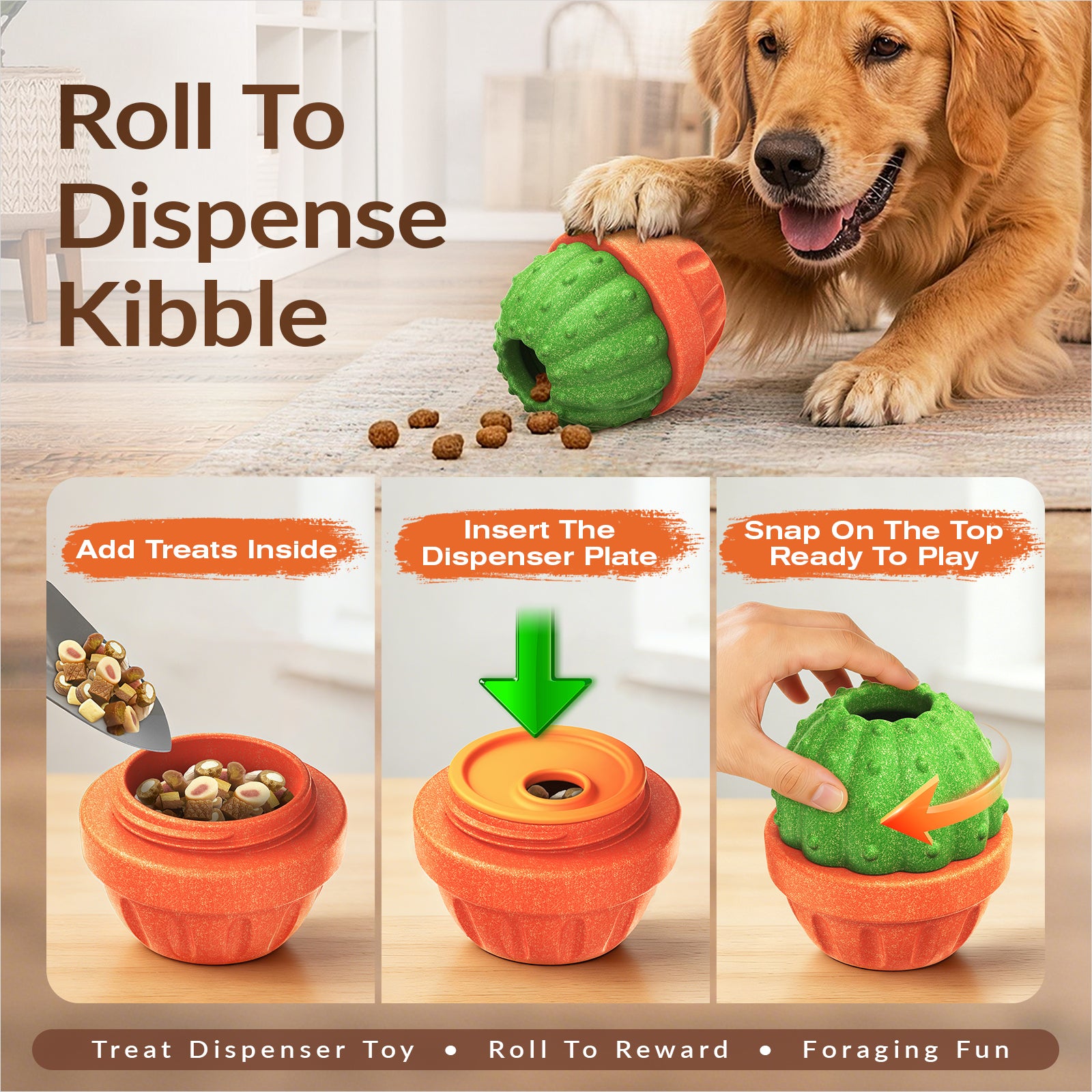 KADTC All in ONE 3 in 1 Durable Dog Fillable Toy & Frozen Lick