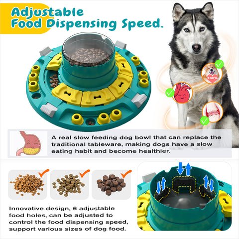 KADTC 4 Levels IN 1,Extra-Large Size,Beginner To Advanced Dog Puzzle Toy