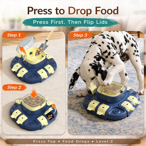 KADTC 2-Level Dog Puzzle Feeder Toy