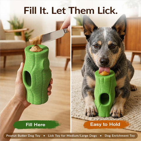 KADTC 3 in 1 X-Large Size Durable Dog Frozen Treat Toy & Chew & Fillable Toy