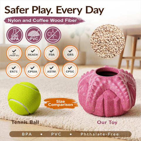KADTC Large Size 2-in-1 Durable Dog Enrichment Toy - Long-Lasting Fillable & Frozen Lick Toy - No-Transfer Freeze & Play -Mess-Free - Boredom Buster & Tough Chew Toys for Medium/Large Dogs, BPA Free