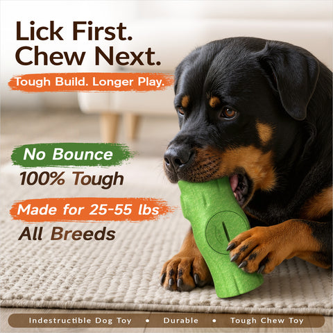 KADTC 3 in 1 X-Large Size Durable Dog Frozen Treat Toy & Chew & Fillable Toy