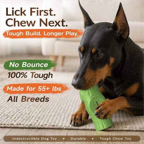 KADTC 3 in 1 XXL Size Durable Dog Frozen Treat Toy & Chew & Fillable Toy