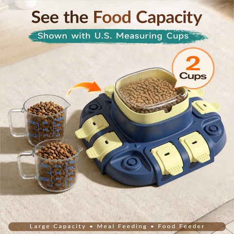 KADTC 2-Level Dog Puzzle Feeder Toy
