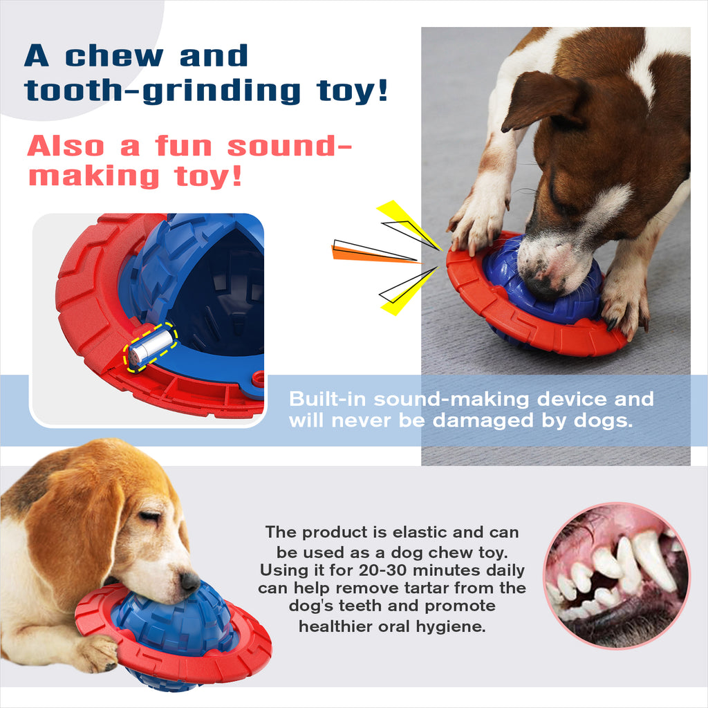 KADTC Dog Squeaky Toy for Small/Medium Dogs Fetch Outdoor Interactive ...