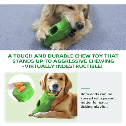 KADTC All IN ONE Extra-Large Size Tough 3 in 1 Indestructible Durable Chew Toy & Peanut Butter Fillable Toy & Freezer/Freezable/Frozen Lick Treat Tray Enrichment Toys For Large Dogs Aggressive Chewers
