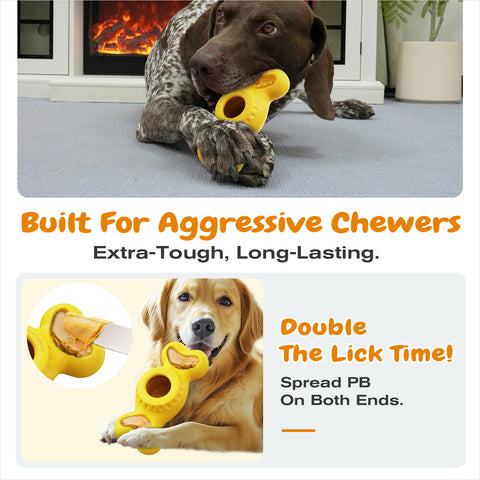 KADTC Large-Size Dog Enrichment Toy Freeze Bone & Durable Chew