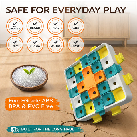 KADTC XL, 2-Levels, Advanced Dog Puzzle Toy, Brain Games for Smart Dogs