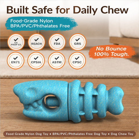 KADTC 2-in-1, Dog Bully Stick Holder, Tough Chew Toy for Aggressive Chewers