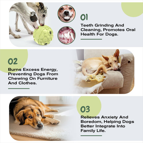KADTC Dog Wobble Giggle Ball, XL Size, Roll Herding Chew Toy for Large Aggressive Chewers, Interactive Indoor Outdoor Play