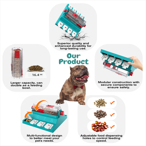 KADTC Extra Large 2 Levels of Challenge Dog Puzzle Feeder