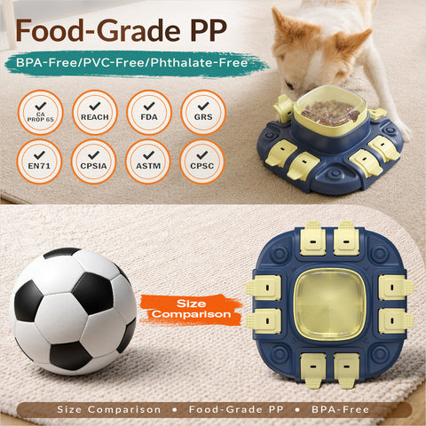 KADTC 2-Level Dog Puzzle Feeder Toy