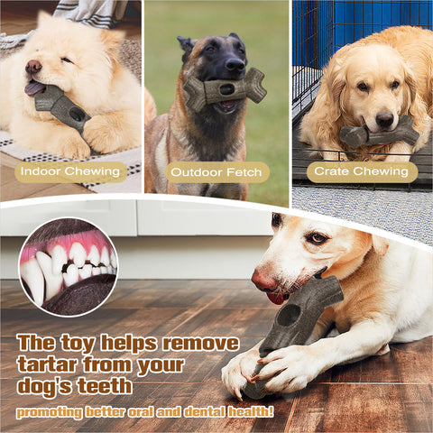 KADTC Dog Bully Stick Holder and Durable Indestructible Chew Toy
