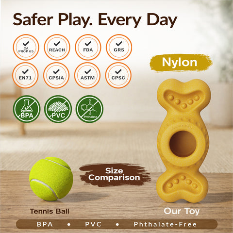 KADTC 3-in-1 Frozen Treat, Lick, Tough Chew Dog Toy for Medium/Large Dogs