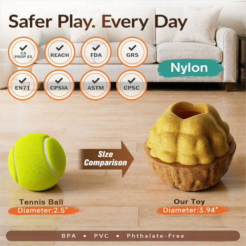 KADTC L, 3 in 1, Freeze Dog Treat Ball, Kibble Dispenser & Chew & Lick Toy