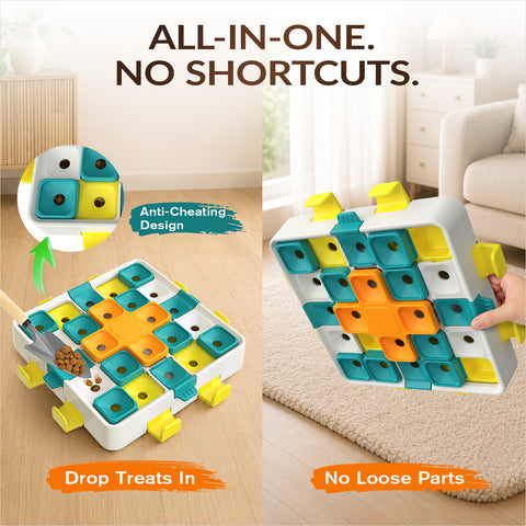 KADTC XL, 2-Levels, Advanced Dog Puzzle Toy, Brain Games for Smart Dogs