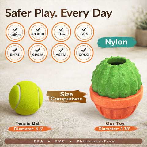 KADTC L, 3 in 1, Frozen Treat Dog Toy, Kibble Dispenser & Chew & Lick Ball