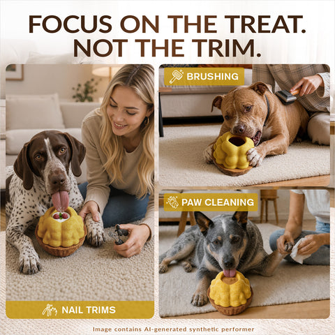 KADTC L, 3 in 1, Freeze Dog Treat Ball, Kibble Dispenser & Chew & Lick Toy