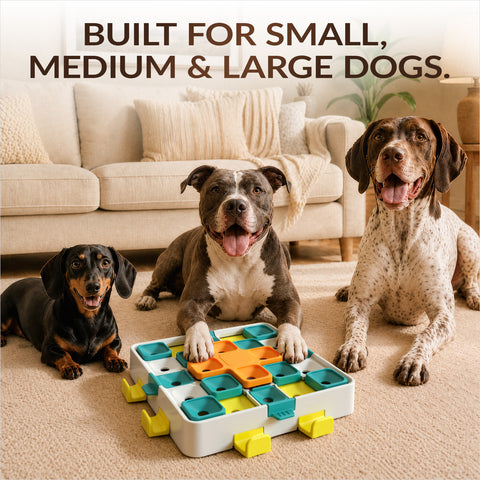KADTC XL, 2-Levels, Advanced Dog Puzzle Toy, Brain Games for Smart Dogs