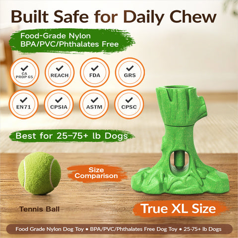 KADTC 3-in-1, Dog Bully Stick Holder, Lick, Chew Toy for Aggressive Chewers