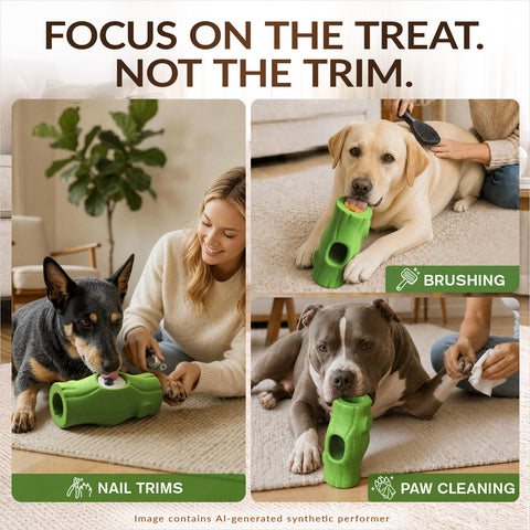 KADTC 3 in 1 X-Large Size Durable Dog Frozen Treat Toy & Chew & Fillable Toy