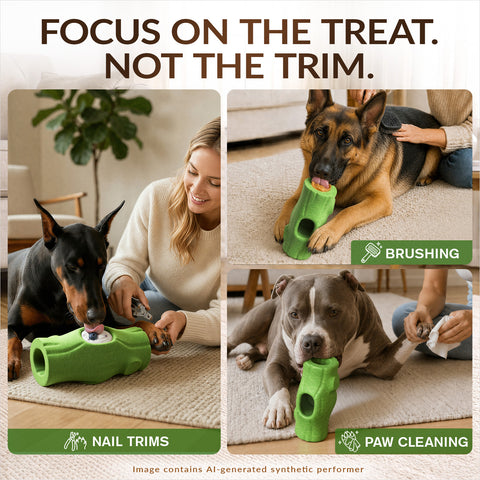 KADTC 3 in 1 XXL Size Durable Dog Frozen Treat Toy & Chew & Fillable Toy