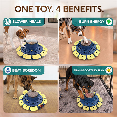 KADTC Dog Puzzle Toy, XL 3-Level, Beginner to Expert Mental Stimulation Toy