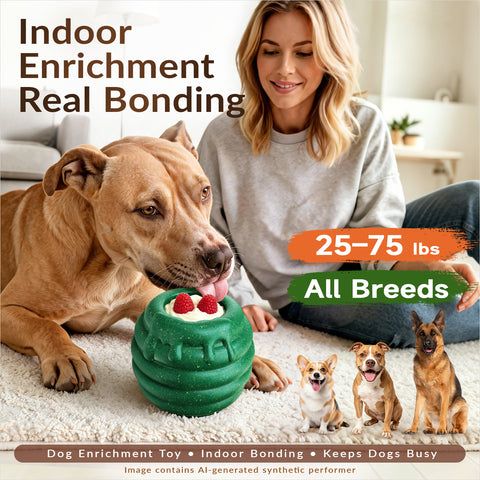 KADTC All in ONE - 3 in 1 - Honey Jar Durable Dog Fillable Toy Frozen Lick Treat Tray & Food Dispensing Balls Peanut Butter Filler Enrichment Freeze Cup & Indestructible Dogs Chew Teething Toys