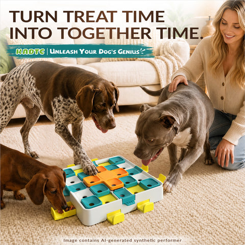 KADTC XL, 2-Levels, Advanced Dog Puzzle Toy, Brain Games for Smart Dogs