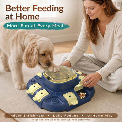 KADTC 2-Level Dog Puzzle Feeder Toy