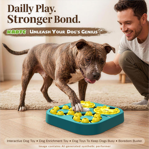 KADTC 5-Level Extra-Large Dog Puzzle Toy, 6 Ways to Play